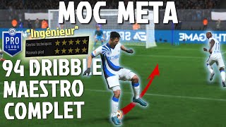 BUILD CLUB PRO FIFA 23  META MOC CONTROLLED  94 DRIBBLES  96 VITESSE  COMPLET  MAESTRO [upl. by Litha]