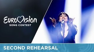 Kaliopi  Dona FYR Macedonia Second Rehearsal [upl. by Ellezaj]