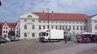 Spaziergang in Wismar durch die Stadt  am Hafen und bis zum Bahnhof [upl. by Phyl622]