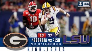 2019 SEC Championship Highlights 2 LSU dominates 4 Georgia  CBS Sports [upl. by Rosa692]