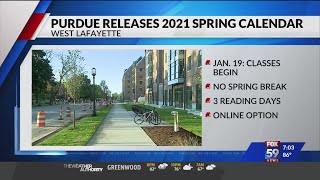 Purdue releases 2021 spring calendar [upl. by Mellisent]