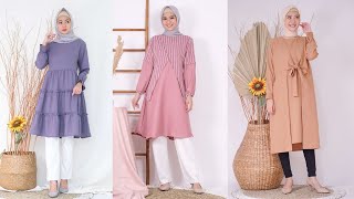 20 Model Baju Atasan Tunik Terbaru 20202021 [upl. by Nehgaem]