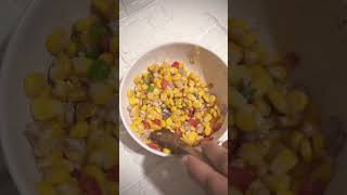 Corn salad recipe 🥗🌽 [upl. by Ahseiuqal]