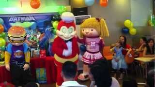 Jollibee Mascots Dance Number Im Your Friend Maverick and Kenneths Birthday [upl. by Etteiram]