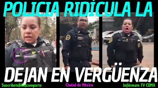 dejan en RIDÍCULO a policia ssccdmx POR IGNORANTE [upl. by Shotton237]