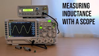 Measuring inductance with an oscilloscope and signal generator [upl. by Dalli753]