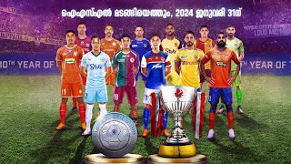 ISL 202324 schedule updated Full list of Indian Super League matches [upl. by Aihsekram]