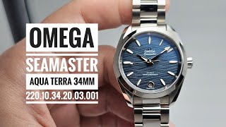 Omega Seamaster Aqua Terra 34mm 22010342003001 [upl. by Yendor]