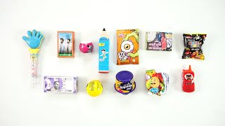 collection of snacks lickables motu patlueye candyRRRball and more [upl. by Ethelbert205]