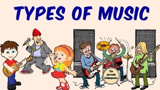 Different Types Of Music Genres For Kids  Different Style Of Music  Art Club For Kids [upl. by Graehl507]