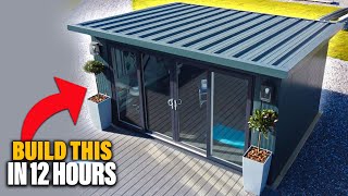 How We Built A Garden Room In Under 12 Hours [upl. by Rebmyk667]