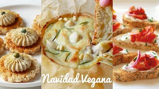 APERITIVOS PARA NAVIDAD  VEGANOS amp FÁCILES [upl. by Arualana669]