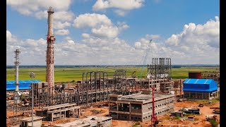 Drone Tour 2 Mtpa Pellet Steel Plant in Nagarnar Chhattisgarh [upl. by Inot]