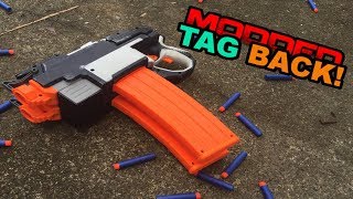 MODDED TAG BACK  The NERF Deleter Double Hyperfire Autopistol Mod  Walcom S7 [upl. by Greenwell454]