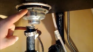 How to Replace A Kitchen Sink Strainer [upl. by Airet]