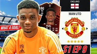 OMG WHAT A GOAL DIALLO  FC 24 MAN UNITED CAREER MODE S1 EP 9 [upl. by Assilam]