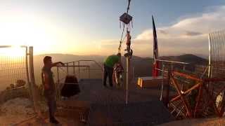 Volo Dellangelo Flying in the sky a Rocca Massima il 07092014 [upl. by Yrem747]