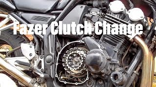 Fazer Clutch Replacement Video [upl. by Adnak215]