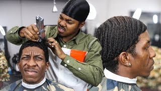 MUST SEE AGAINST THE GRAIN HAIRCUT  END OF 28 WEEKS WOLF  360 WAVES TRANSFORMATION [upl. by Ahseram]