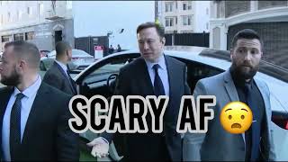 Dont Mess with Elon Musk Bodyguards [upl. by Flinn]