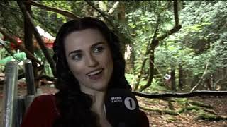 BBC Radio 1 Newsbeat  Merlin cast filming at Puzzlewood [upl. by Oigufer]