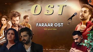 Faraar OST Lyrical HD Video Zinda Hon Mein Abhi Asim Azhar Faris SHAFI 2025 [upl. by Mariand]