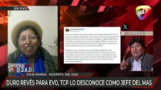 TCPvalidó congreso “arcista” y desconoce a Evo como presidente del MASJulia Ramos la vicepreside [upl. by Lillian]