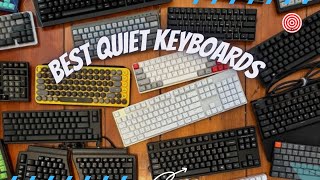 5 Best QuietSilent Keyboards – Gaming Office Travel and more [upl. by Sesmar342]