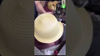 The shocking process of how straw hats are made shorts facts howitsmade [upl. by Suiramaj]