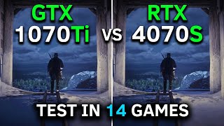 GTX 1070 Ti vs RTX 4070 SUPER  Test In 14 Games at 1440p  2024 [upl. by Hcahsem]