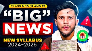 CBSE Syllabus 20242025 📢Class 10 Syllabus Class 12 SyllabusClass 9 Syllabus CBSE Update🔥 [upl. by Willyt479]