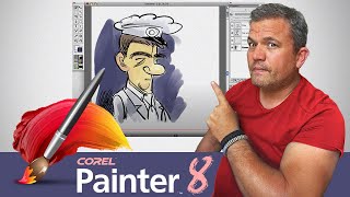 Doodling Cartoons in Corel Painter  with Ian Marsden [upl. by Richarda]