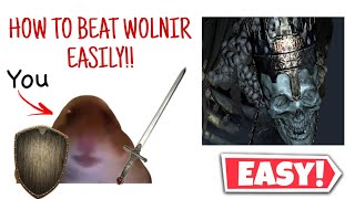 How to easily beatcheese Wolnir quickly dark souls 3 [upl. by Acim109]