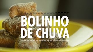 Como fazer de BOLINHO DE CHUVA com Banana e Chocolate  Gourmet a dois [upl. by Ainegul]