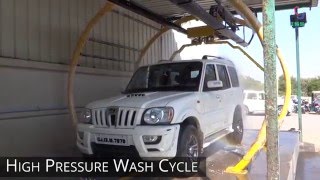 Eco Wash  Robotic High Pressure Car Washer  Sliding Under Chassis Wash Nissan Clean India [upl. by Bainbrudge]