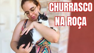 CHURRASCO NA ROÇA COM NOSSOS 80 GATOS 🍖😺 GATEIROS NA COZINHA [upl. by Tomlin]