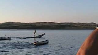 Mens Gunwale Pumping at the Gunflint Trail Canoe Races [upl. by Atnomed316]