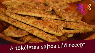 Sajtos rúd recept  A tökéletes sajtos nasi gyors finom és egyszerű bármilyen alkalomra [upl. by Ilecara]