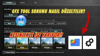 Gfx Tool Sorunu Nasıl Düzeltilir🤔 Xiaomi Cihazlar İçin  Pubg Mobile [upl. by Schaab640]