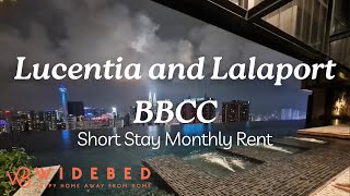 Lucentia BBCC Residence and Lalaport Tour  Kuala Lumpur  Monthly Rent  WIDEBED  Short Term Rent [upl. by Anastasia312]