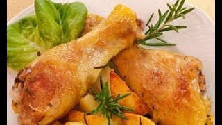 Pollo in tegame con patate fritte [upl. by Carlisle]