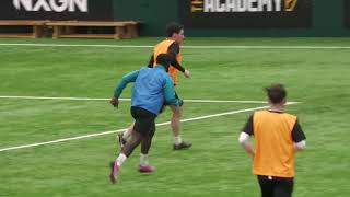 INSIDE TRAINING  Preparations ahead of Brackley Town playoff semifinal [upl. by Tova]