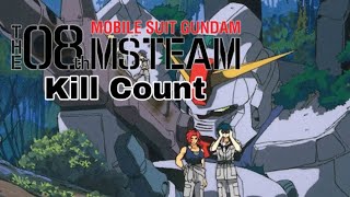 Mobile Suit Gundam The 08th MS Team 1996 Kill Count [upl. by Ritch]