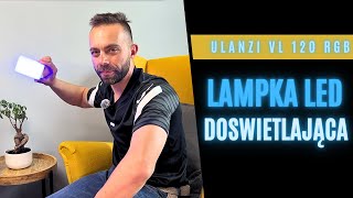 ULANZI VL120 RGBMAŁA LAMPKA WIDEO DOŚWIETLAJĄCA [upl. by Ainola]