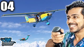 My First SkyDiving Job  Microsoft Flight Simulator 2024 Career Mode  Part 4 [upl. by Ainafets]