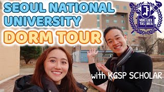 Seoul National University KGSP full dormitory tour Graduate Residence with KGSP scholar 2021 [upl. by Dickson]