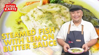 Steamed Fish with Lemon Butter Sauce  SIMPOL  CHEF TATUNG [upl. by Oicnoel]