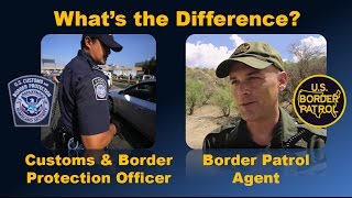 Differences CBP Officers vs Border Patrol Agents [upl. by Anuahsar]