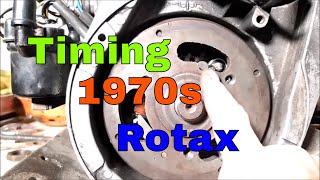 How To Set Ignition Timing On Vintage Ski Doo Rotax Engine [upl. by Orodisi870]