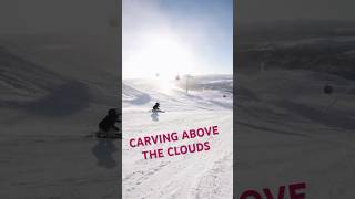 Carving above the clouds in Åre Sweden [upl. by Arahsak]